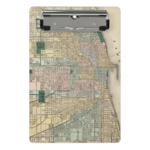 Minicarpeta De Pinza Mapa de la ciudad de Chicago
