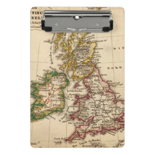 Minicarpeta De Pinza Mapa de las islas británicas