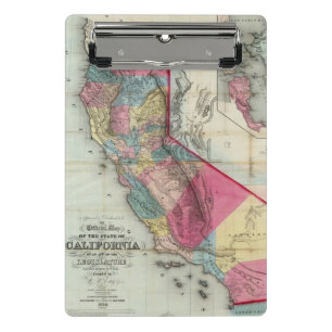 Minicarpeta De Pinza Mapa oficial del estado de California