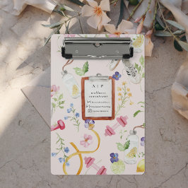 Minicarpeta De Pinza Marcas de fitness | Código QR del entrenador de bi