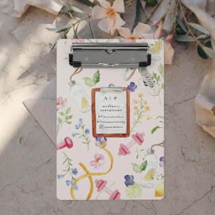 Minicarpeta De Pinza Marcas de fitness   Código QR del entrenador de bi