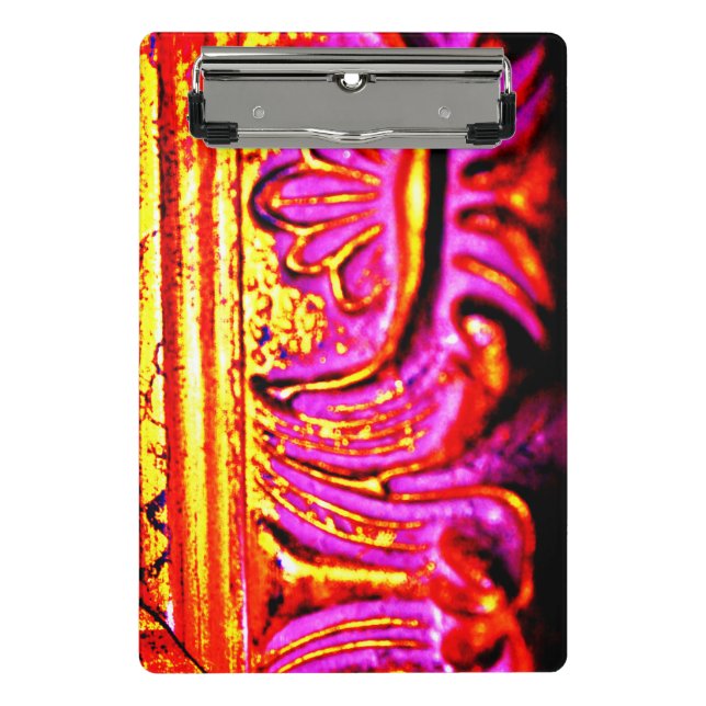 Minicarpeta De Pinza Marco rosa (Anverso)