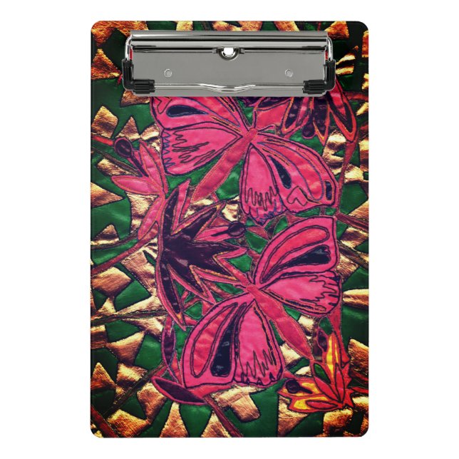 Minicarpeta De Pinza Mariposas (Anverso)