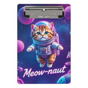 Minicarpeta De Pinza Meow-naut