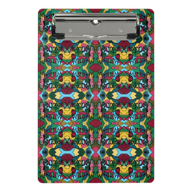 MINICARPETA DE PINZA MERRY NAVIDAD NEUROGRÁFICA Y NEGRO (Anverso)