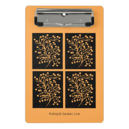 Minicarpeta De Pinza Midnight Garden Line Golden Amber