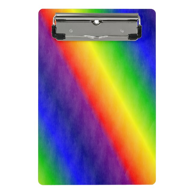 Minicarpeta De Pinza Mini portapapeles/arcoiris (Anverso)