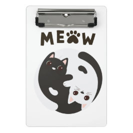 Minicarpeta De Pinza Mini Prancheta Meow da Mon Petit Livre