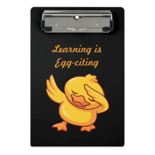 Minicarpeta De Pinza Mini tablero con diseño de pato corto -