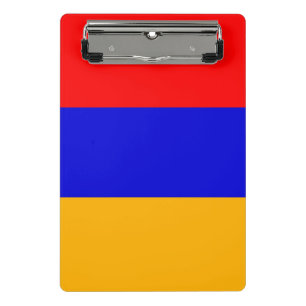 Minicarpeta De Pinza Miniportapapeles con bandera de Armenia