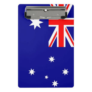 Minicarpeta De Pinza Miniportapapeles con bandera de Australia