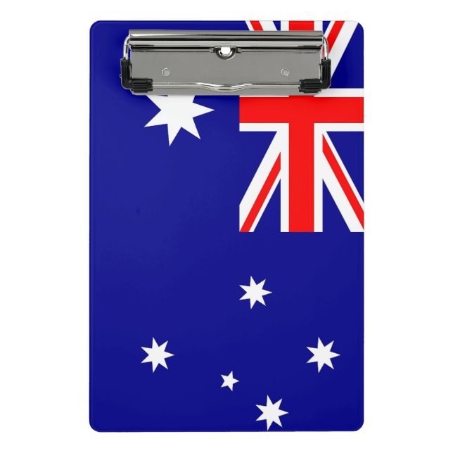 Minicarpeta De Pinza Miniportapapeles con bandera de Australia (Anverso)