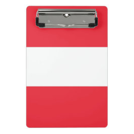 Minicarpeta De Pinza Miniportapapeles con bandera de Austria