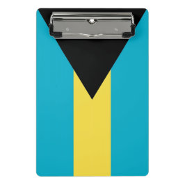 Minicarpeta De Pinza Miniportapapeles con bandera de Bahamas
