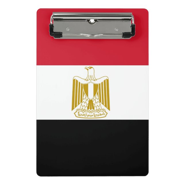 Minicarpeta De Pinza Miniportapapeles con bandera de Egipto (Anverso)