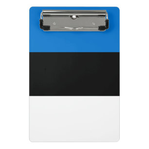 Minicarpeta De Pinza Miniportapapeles con bandera de Estonia
