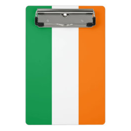 Minicarpeta De Pinza Miniportapapeles con bandera de Irlanda
