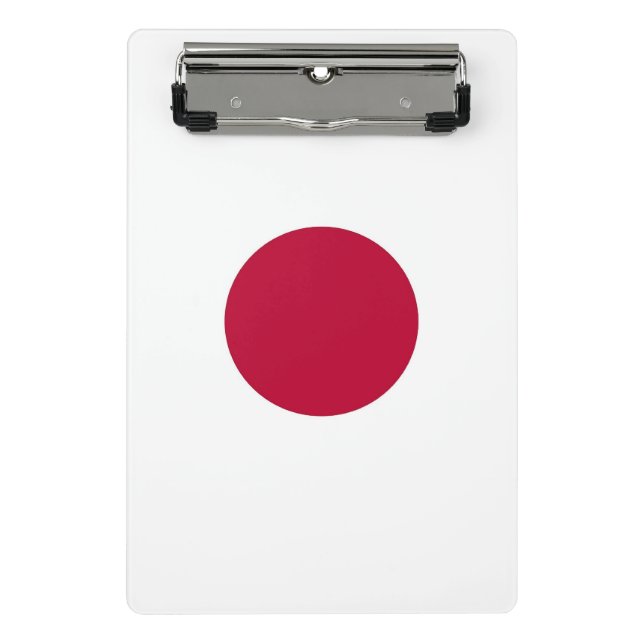 Minicarpeta De Pinza Miniportapapeles con bandera de Japón (Anverso)