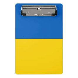 Minicarpeta De Pinza Miniportapapeles con bandera de Ucrania