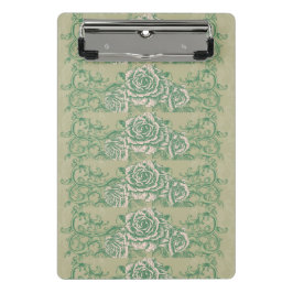 Minicarpeta De Pinza Miniportapapeles de Rosa verde