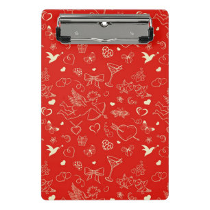 Minicarpeta De Pinza Modelo 2 de la tarjeta del día de San Valentín