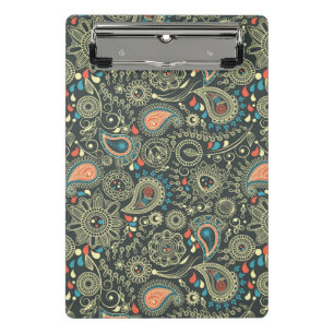 Minicarpeta De Pinza Modelo 3 de Paisley