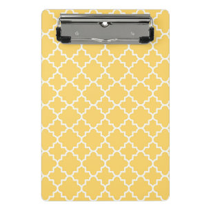 Minicarpeta De Pinza Modelo amarillo de Quatrefoil
