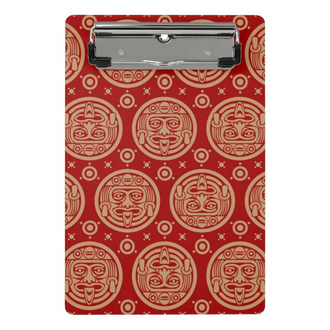 Minicarpeta De Pinza Modelo azteca (Anverso)