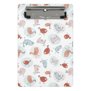 Minicarpeta De Pinza modelo con los pájaros del dibujo animado