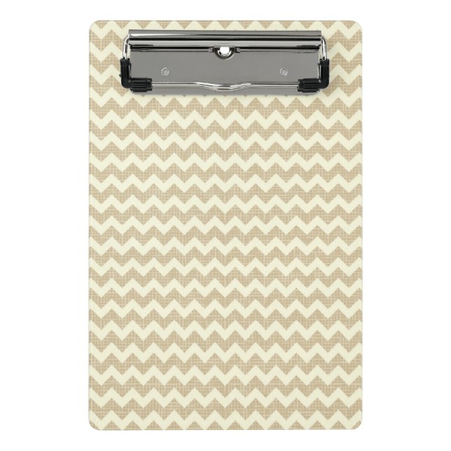 Minicarpeta De Pinza Modelo de Chevron (Anverso)