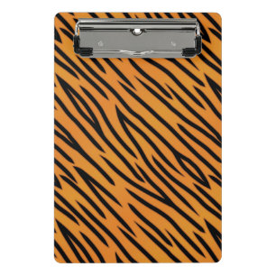 Minicarpeta De Pinza Modelo de la raya del tigre