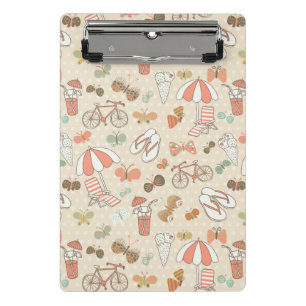 Minicarpeta De Pinza Modelo de las vacaciones de verano
