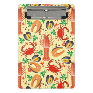 Minicarpeta De Pinza Modelo de los mariscos