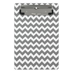 Minicarpeta De Pinza Modelo de zigzag geométrico