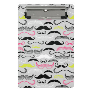 Minicarpeta De Pinza Modelo del bigote, estilo retro