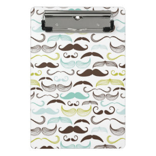Minicarpeta De Pinza Modelo del bigote, estilo retro 2