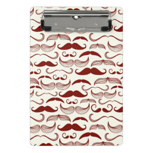 Minicarpeta De Pinza Modelo del bigote, estilo retro 3