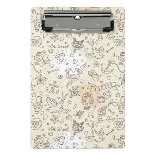 Minicarpeta De Pinza Modelo del concepto del tatuaje