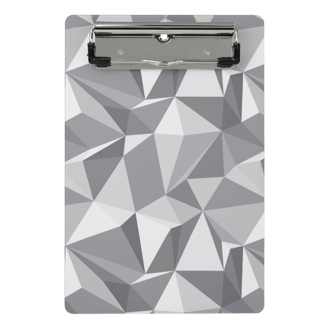 Minicarpeta De Pinza Modelo del diamante - polígono abstracto (Anverso)