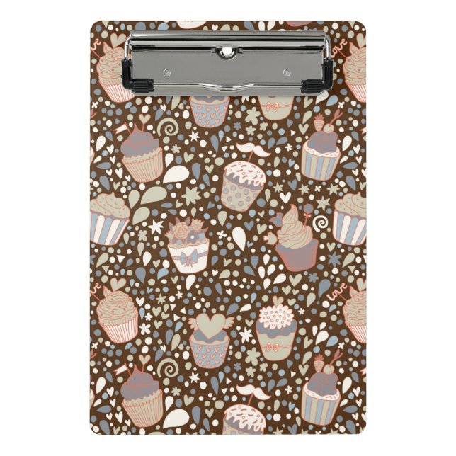 Minicarpeta De Pinza Modelo dulce hecho de magdalenas sabrosas (Anverso)