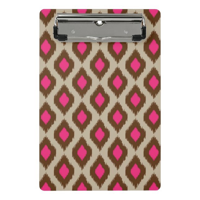 Minicarpeta De Pinza Modelo moderno del ikat (Anverso)