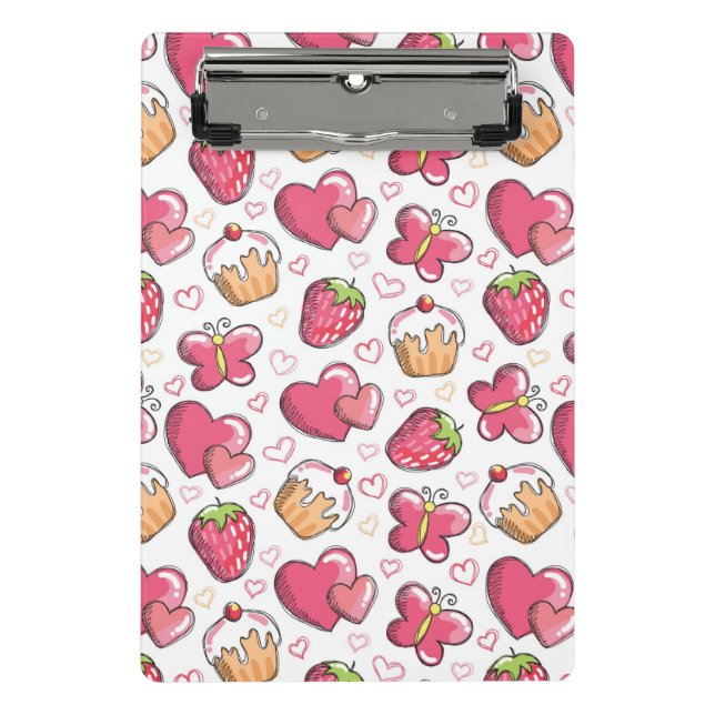 Minicarpeta De Pinza modelo romántico de la comida (Anverso)