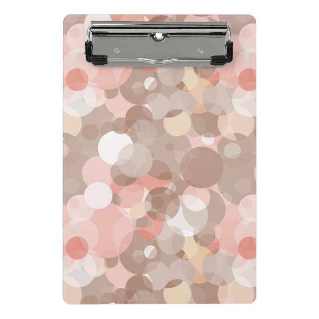 Minicarpeta De Pinza Modelo simple - círculos (Anverso)