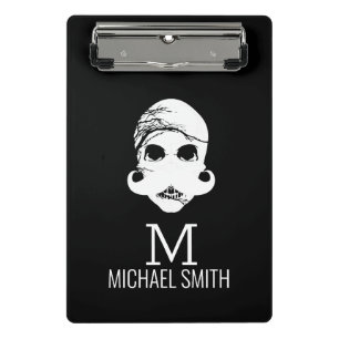Minicarpeta De Pinza Monograma divertido de Mustache