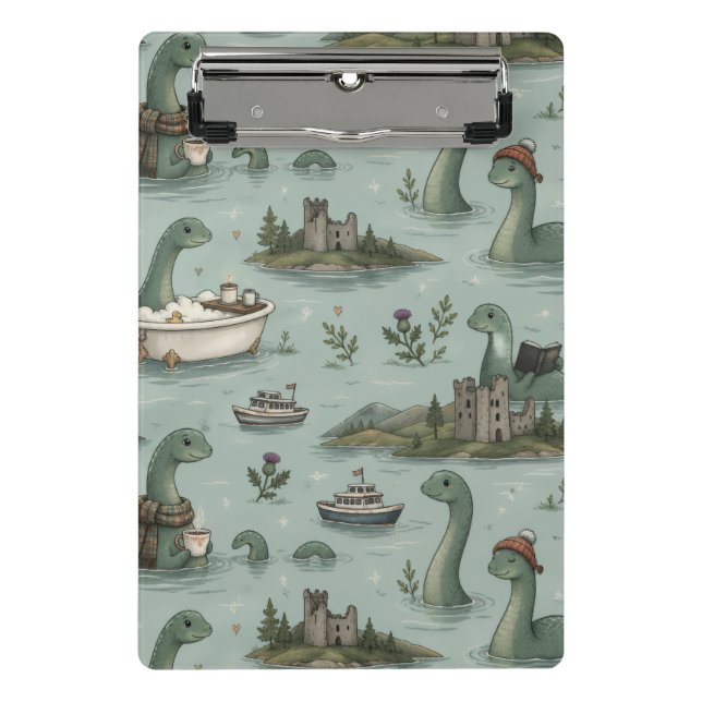 Minicarpeta De Pinza Monstruo del lago Ness  (Anverso)