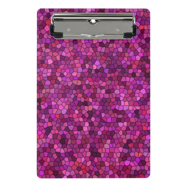 Minicarpeta De Pinza Mosaic Pink (Anverso)