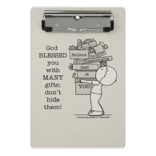 Minicarpeta De Pinza Mostrar tus regalos