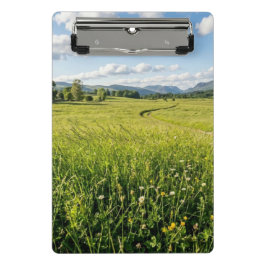 Minicarpeta De Pinza ​Mountain View Green Valley Scenic Clipboard