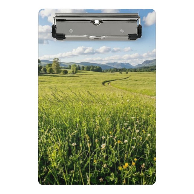 Minicarpeta De Pinza ​Mountain View Green Valley Scenic Clipboard (Anverso)