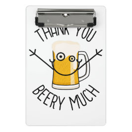 Minicarpeta De Pinza Muchas Gracias Cervecero - Cara Tonta